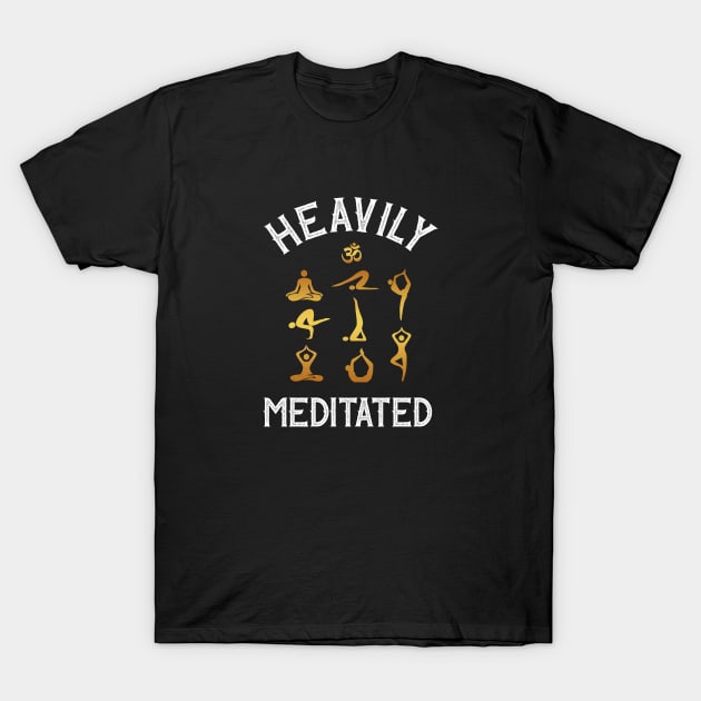 Yoga Heavily Meditation T-Shirt by HammerSonic